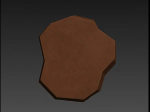 ammonite fossile Modello 3D