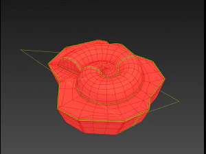 ammonite fossile Modello 3D