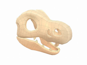 dinosaur skull Modelo 3D