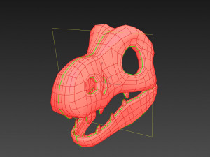 dinosaur skull Modelo 3D