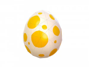 공룡 알 3D 모델