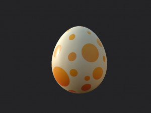 dinosaur egg Modèle 3D