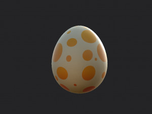 dinosaur egg Modèle 3D