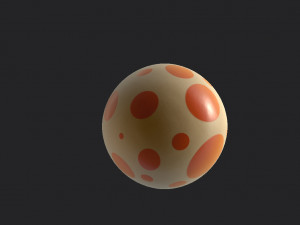 dinosaur egg Modèle 3D
