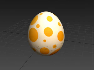 공룡 알 3D 모델