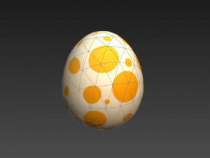 dinosaur egg Modèle 3D