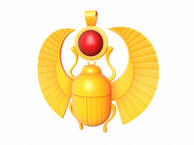 egypt beetle 3Dモデル .c4d .max .obj .3ds .fbx .stl .blend 