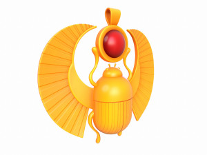 egypt beetle 3Dモデル