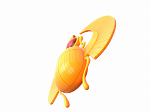 egypt beetle 3Dモデル