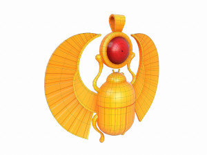 egypt beetle 3Dモデル