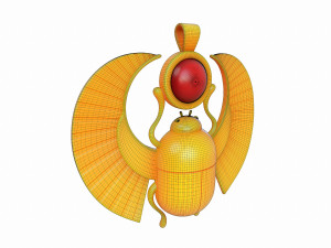 egypt beetle 3Dモデル