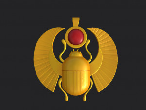 egypt beetle 3Dモデル