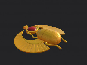 egypt beetle 3Dモデル