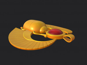 egypt beetle 3Dモデル