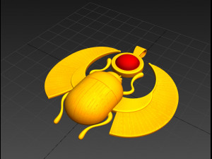 egypt beetle 3Dモデル