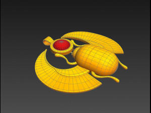egypt beetle 3Dモデル