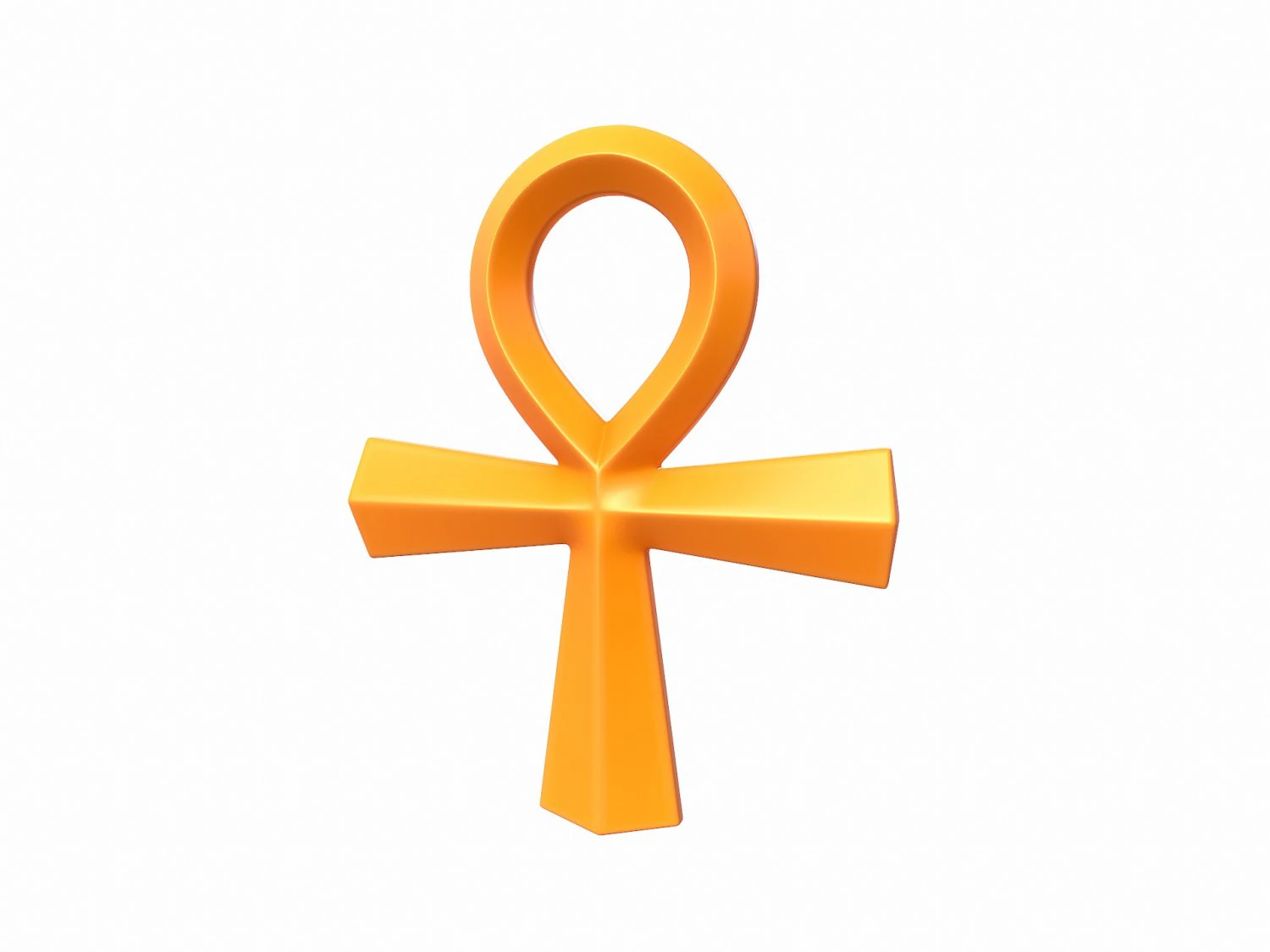 egypt cross 3D Model .c4d .max .obj .3ds .fbx .stl .blend 