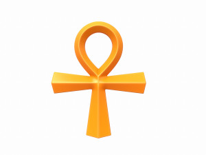 egypt cross 3D Model