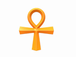 egypt cross 3D Model