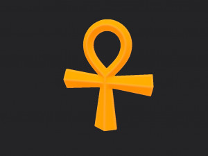 egypt cross 3D Model
