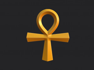 egypt cross 3D Model
