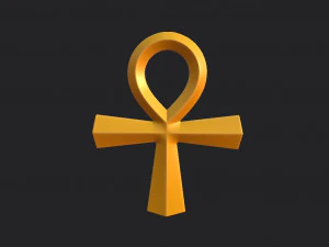 egypt cross 3D Model