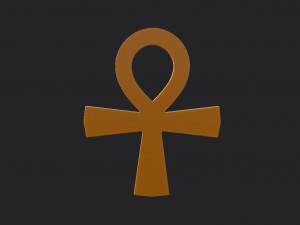 egypt cross 3D Model