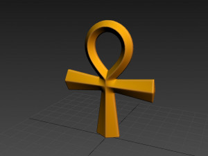 egypt cross 3D Model