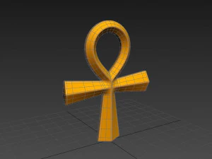 egypt cross 3D Model
