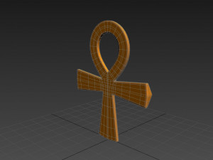 egypt cross 3D Model