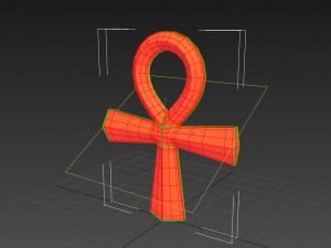 egypt cross 3D Model