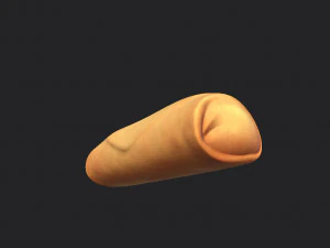 스프링롤 3D 모델