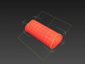 스프링롤 3D 모델