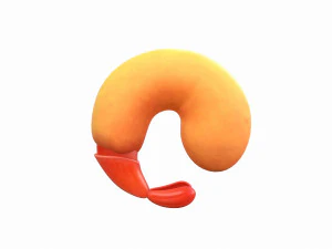 udang goreng Model 3D