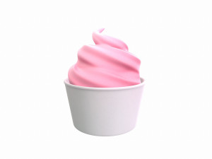 frozen yogurt 3D 모델