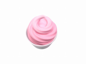 frozen yogurt 3D 모델