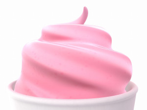 frozen yogurt 3D 모델