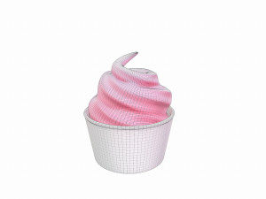 frozen yogurt 3D 모델
