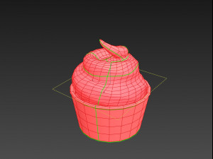 frozen yogurt 3D 모델