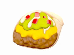 burrito Modelo 3D