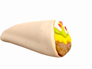 burrito Modelo 3D
