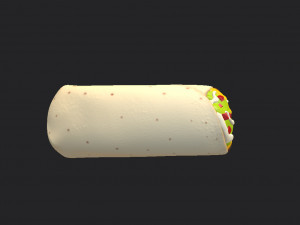 burrito Modelo 3D