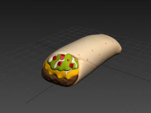 burrito Modelo 3D