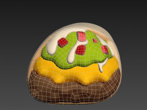 burrito Modelo 3D