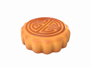 moon cake 3D Model