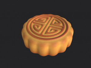 moon cake 3D 模型