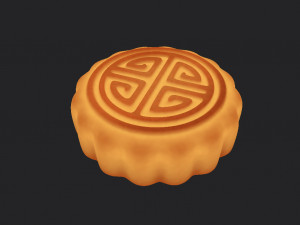 moon cake 3D 模型