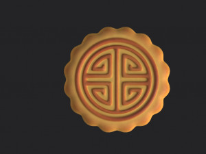 moon cake 3D 模型