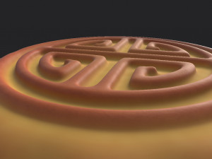 moon cake 3D 模型