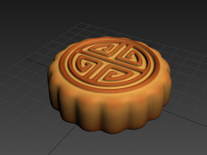 moon cake 3D 模型